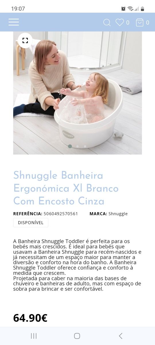 Banheira Snuggle XL