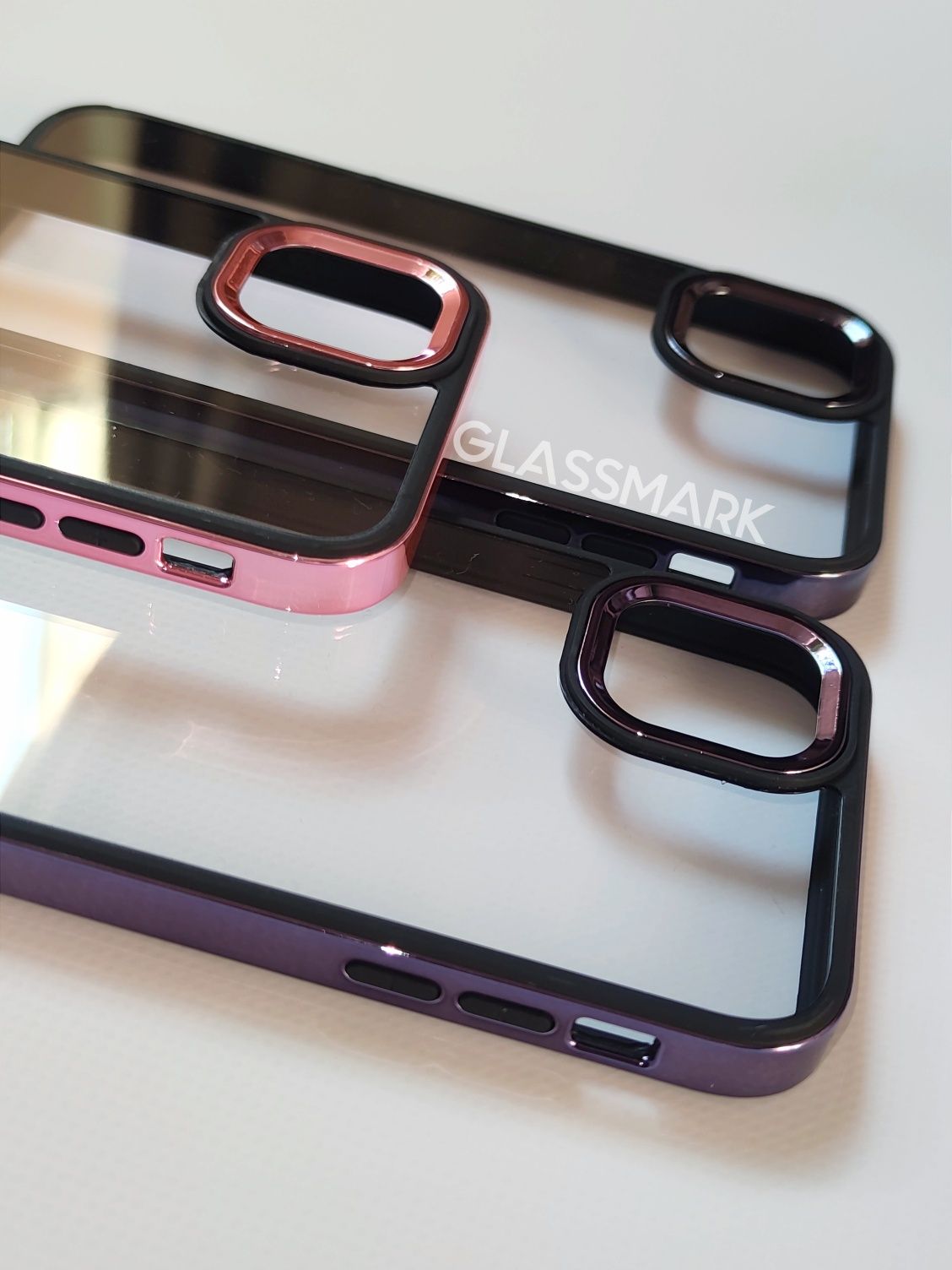 Квадратный чехол для iPhone  13, прозорий чохол на айфон