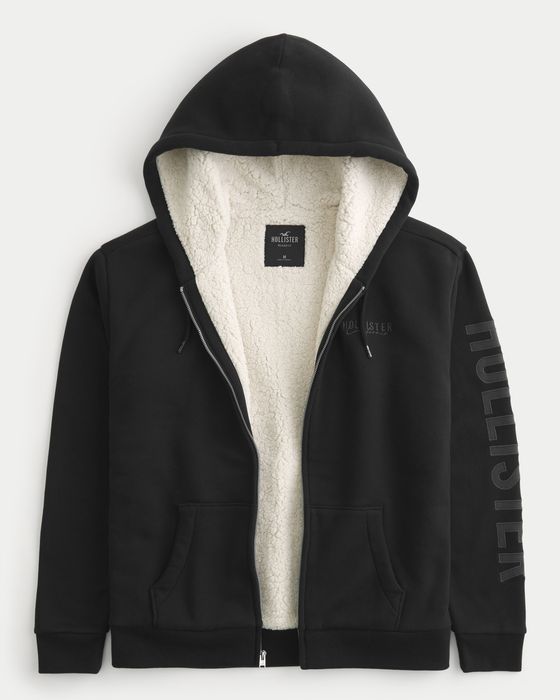 Bluza Miś Gruba Kurtka Hollister M by Abercrombie 2025 podwójna