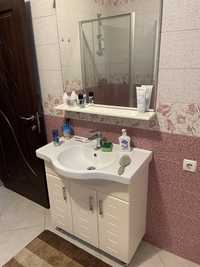 Тумба и зеркало для ванной Аква Родос классик