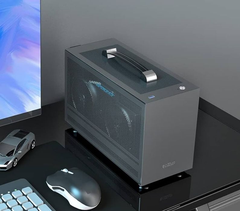 Мині atx корпус Корпус PcCOOLER CPS сірий Mini-ITX