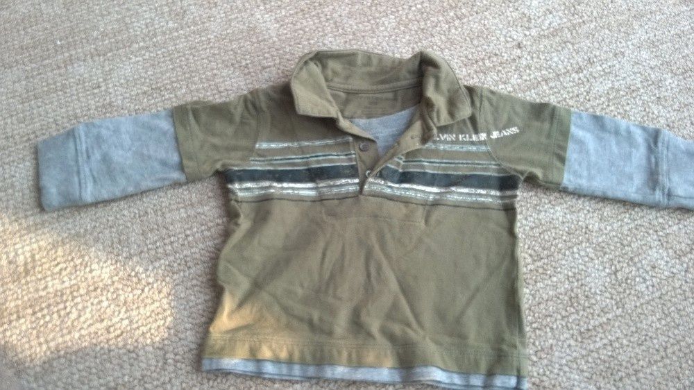 longsleeve Calvin Klein, 18 m, khaki