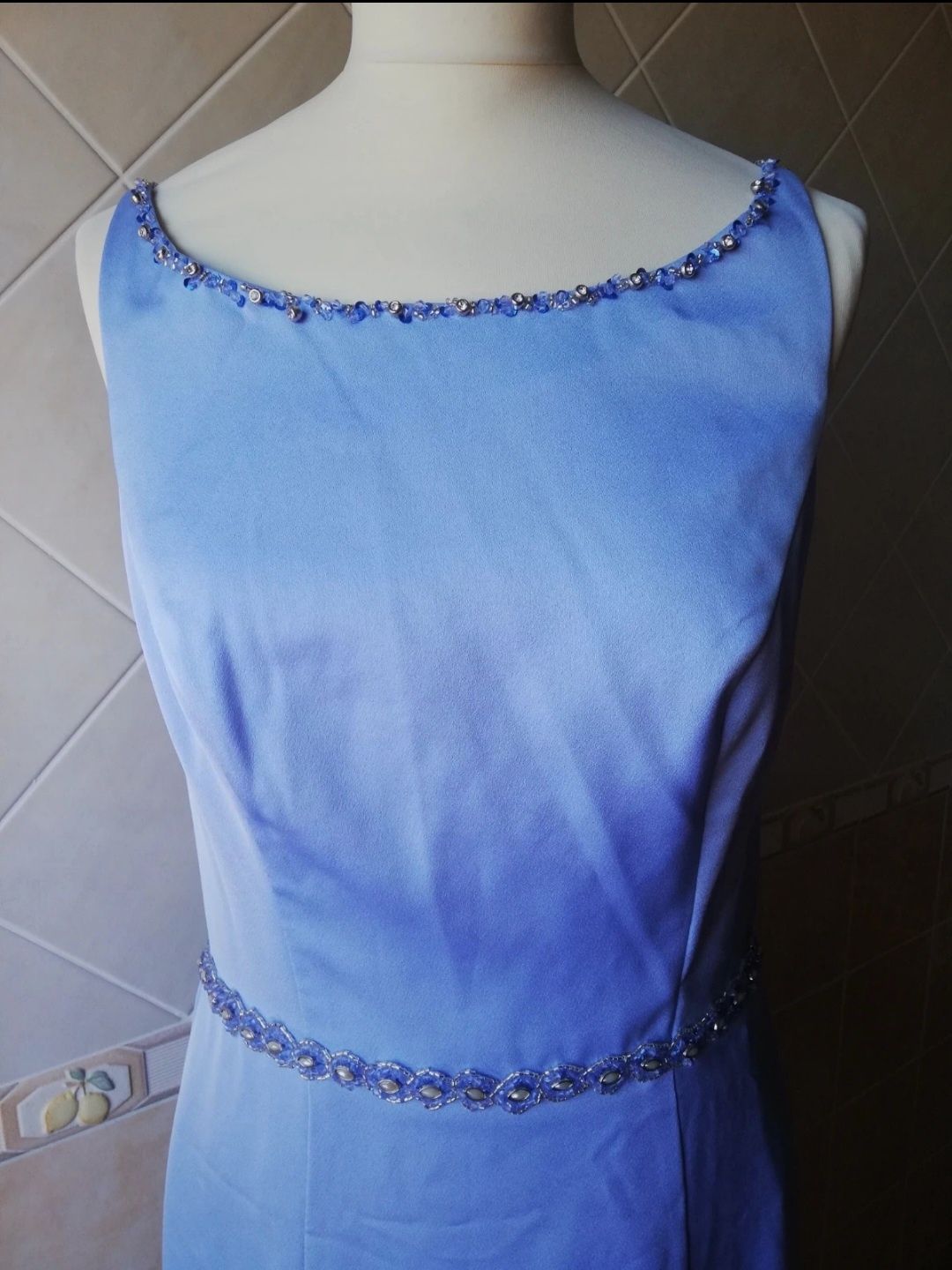 Vestido de cerimónia comprido