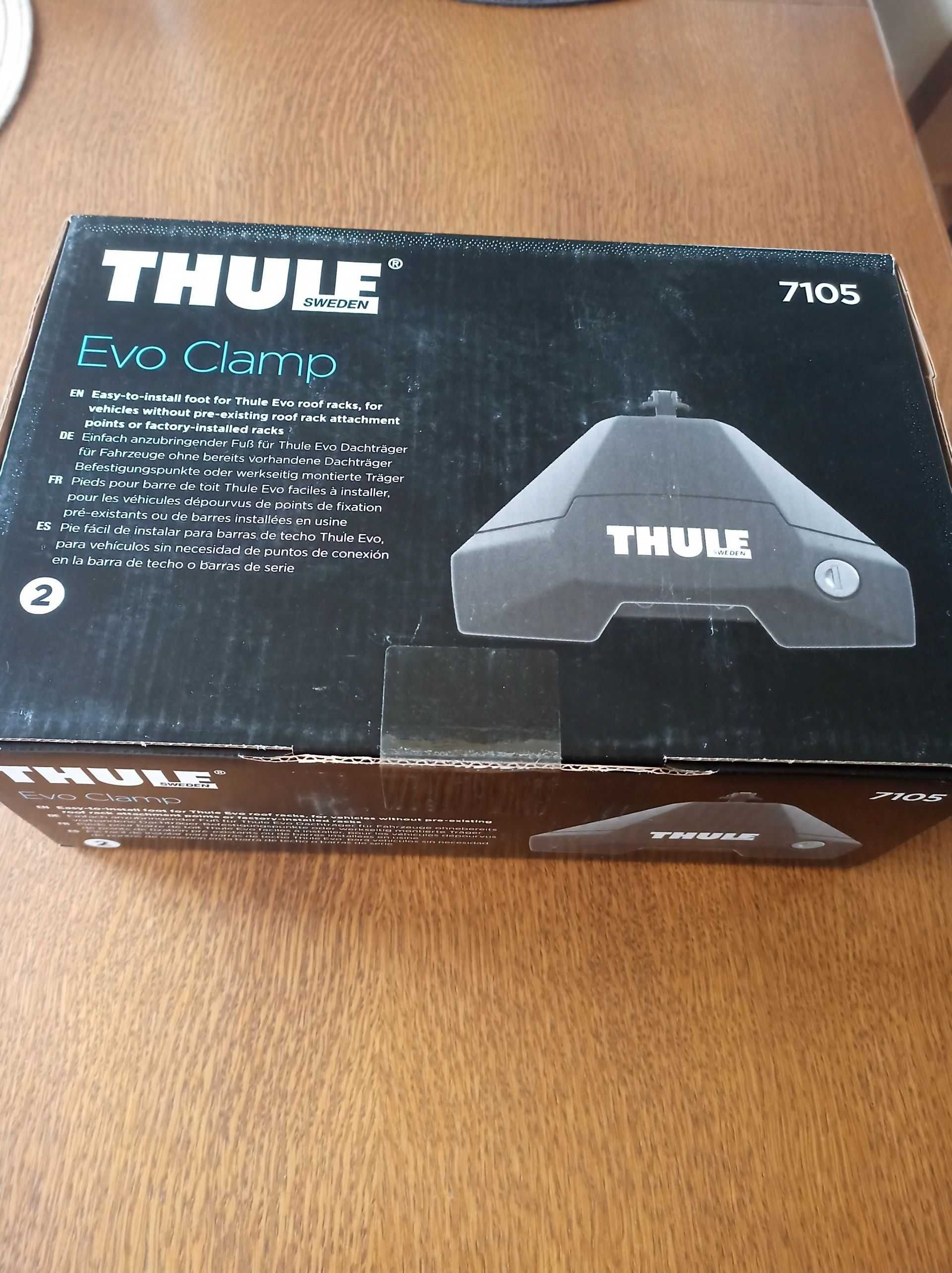Nowe 7105 oryginalne Thule EVO CLAMP 710500 stopy do bagażnika