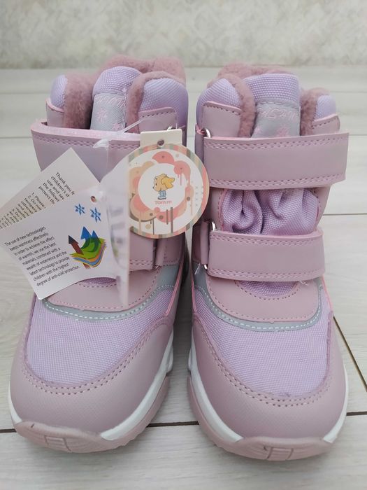 Зимові дитячі чоботи, сапожки, сапоги, дутики.Зимняя обувь для девочки