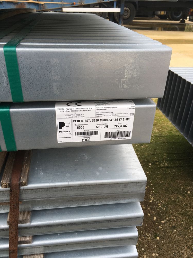 Perfil metalico  LSF Aco leve