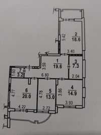 Продам 3х кв.101м2 Газ, ул.Малиновского