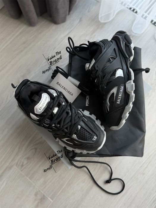 36/45р Balenciaga Track Black Silver 1:1 Original