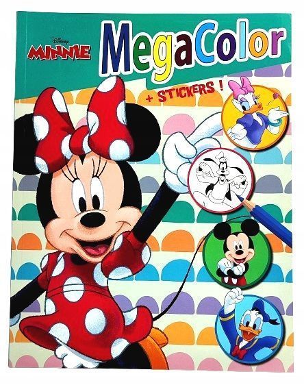 Kolorowanka Myszka Minnie Disney 128 Stron Xl + Naklejki