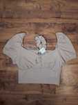 Krótka bluzka crop top bluzeczka Cropp rozmiar L