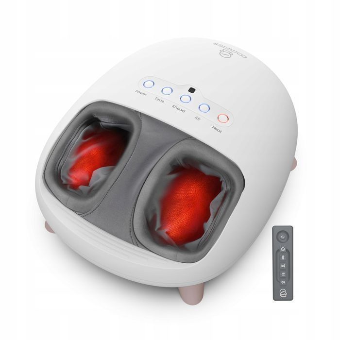COMFIER Shiatsu Elektryczny Masażer Stóp z Ogrzewaniem Głęboki Relaks