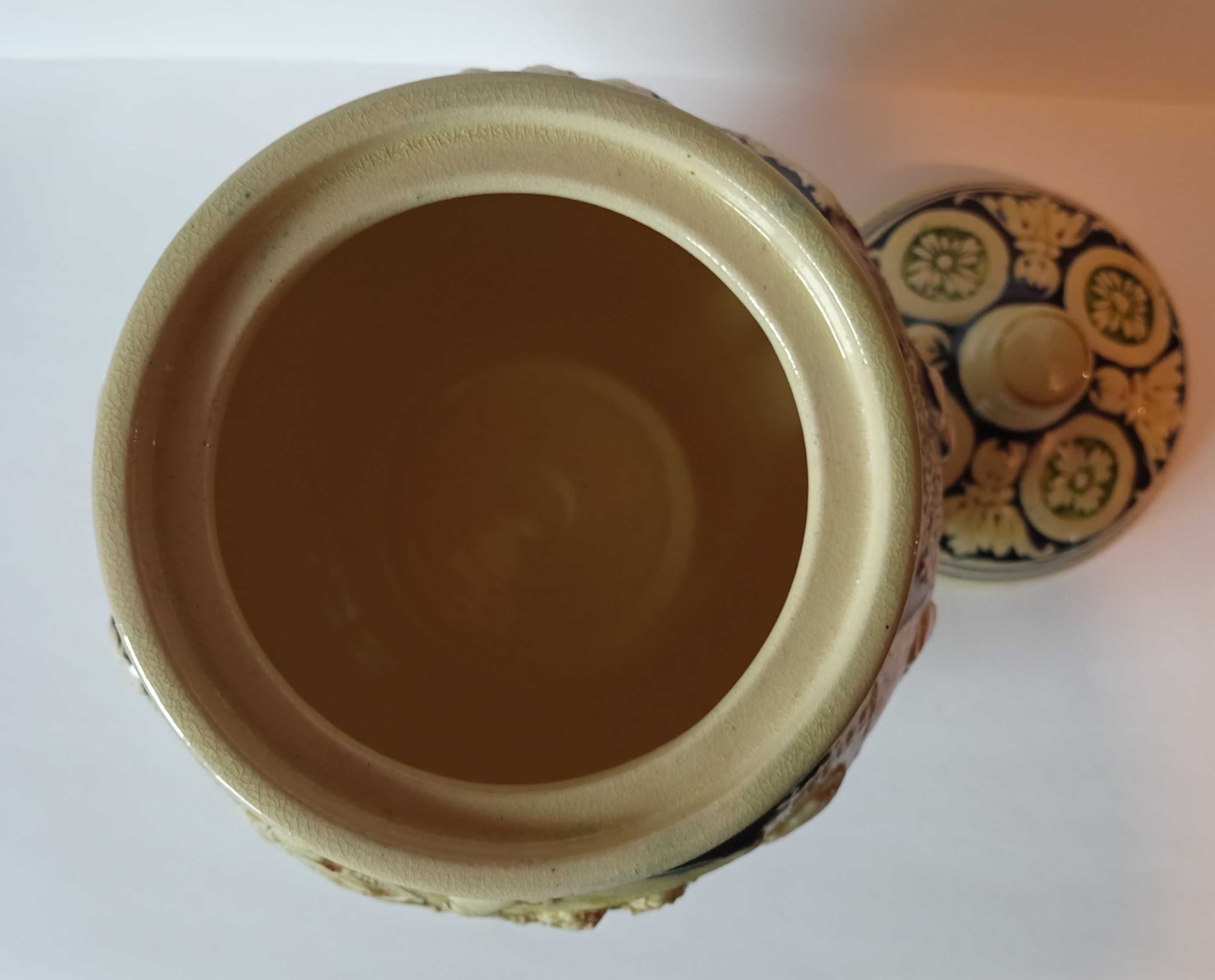 Sygnowany pojemnik ceramiczny pojemność 1L