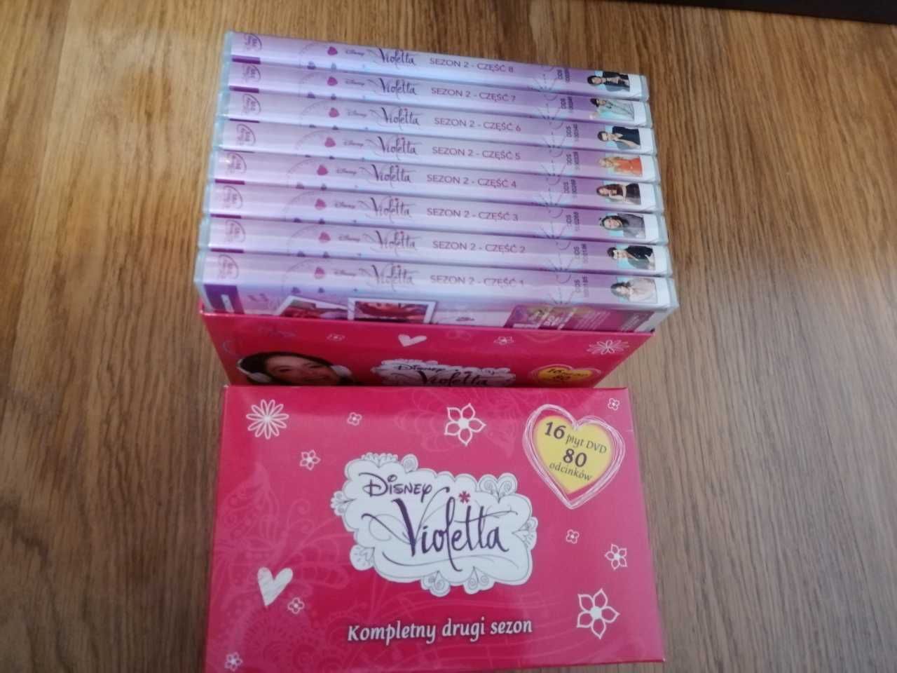 Violetta DVD -Sezon 2 + książki + puzzle + torebka