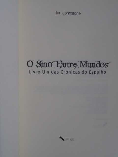 O Sino Entre Mundos de Ian Johnstone - 1ª Edição