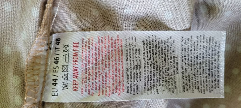 Nowa  sukienka z falbaną 44 PROMOCJA  wyprzedaż szafy