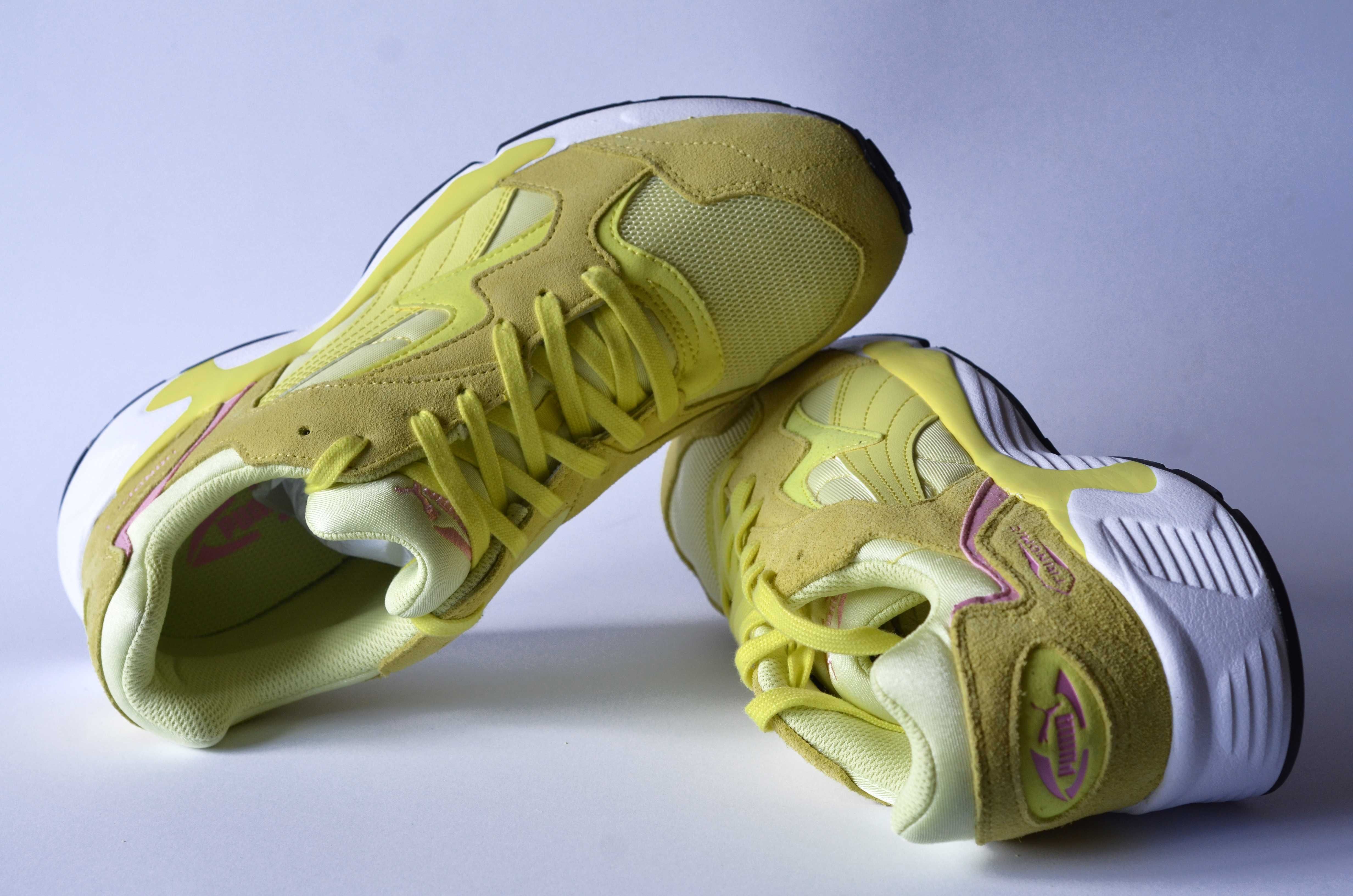 Чоловічі кросівки Puma Prevail Soft Fluo Yellow, оригінал, (р. 42,5)