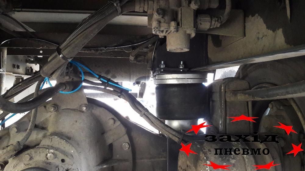 Пневмоподушка рп 140-260 Пневмопідвіска. Встановлення