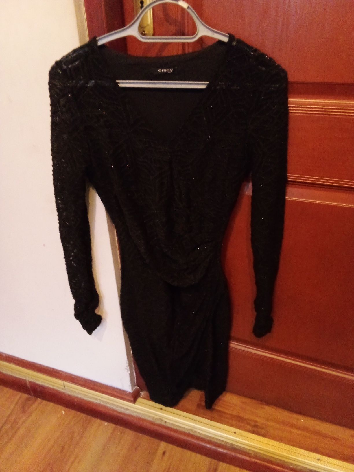 Sukienka czarna wieczorowa Orsay r.M