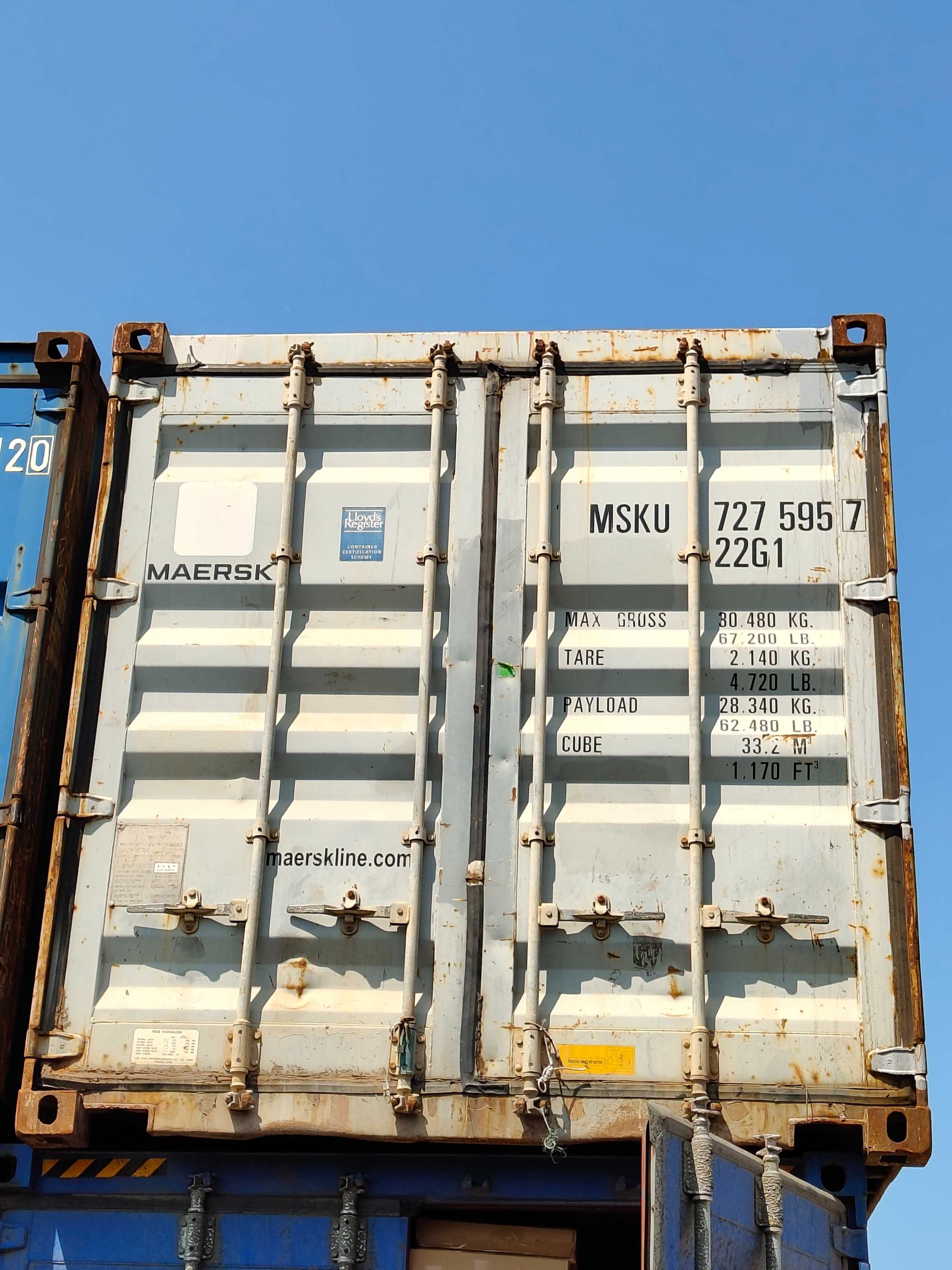 Kontener morski 20'DV 6 metrowy / magazyn