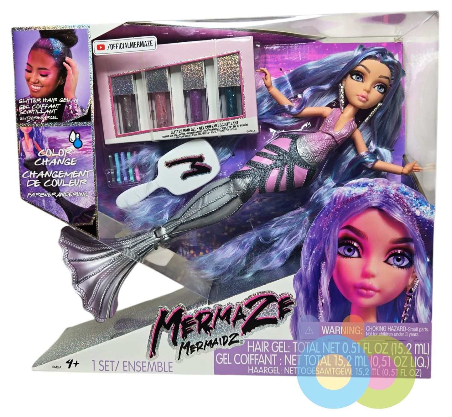 Лялька русалка MERMAZE MERMAIDZ Color Change Orra Deluxe