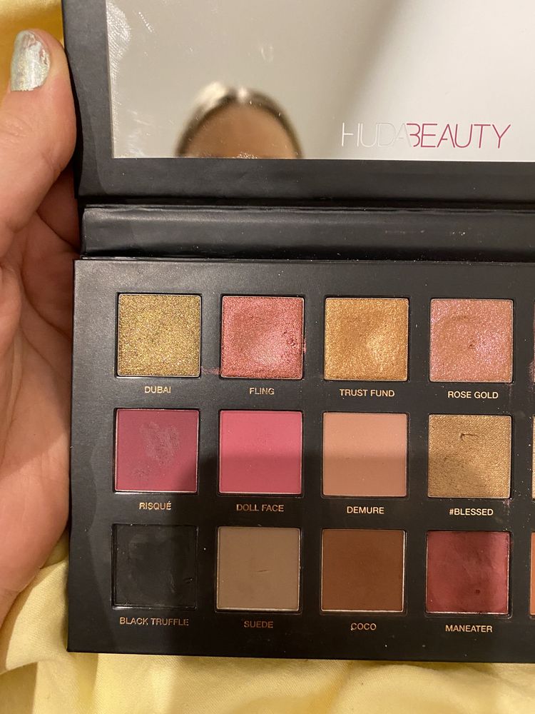 huda beauty rose gold palette remastered cienie do oczu