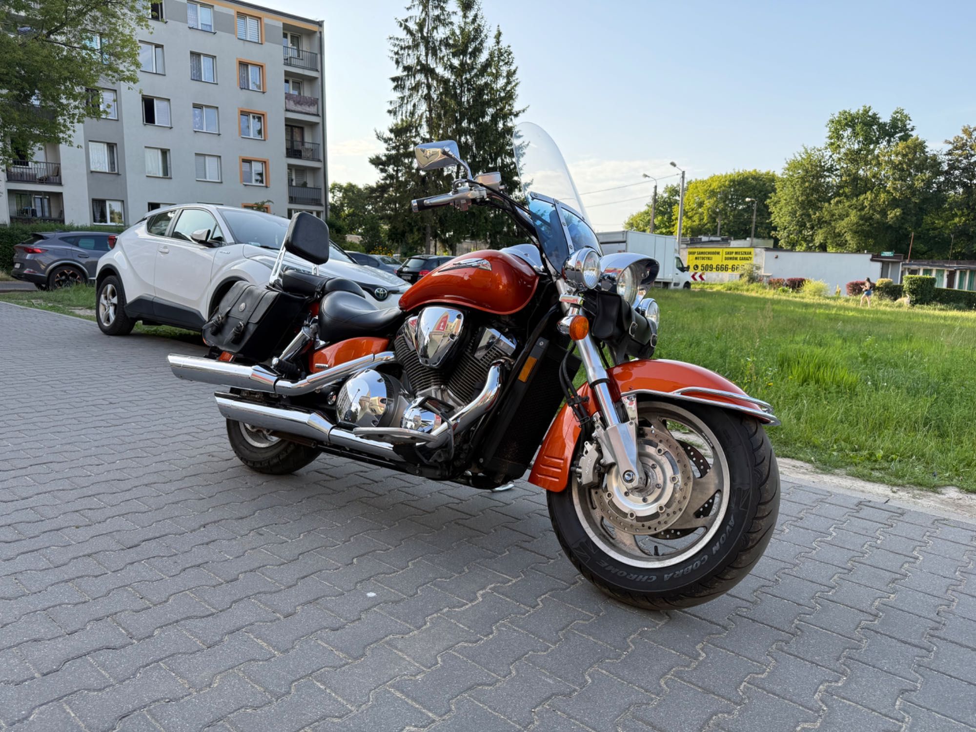 Honda VTX1800 12 tys mil. Ponadprzeciętny stan Choppera.