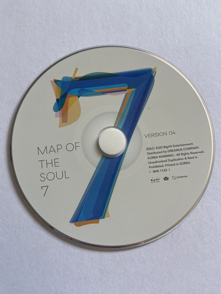 Album BTS Map of the soul: 7 wersja 04 karta Suga Min Yoongi dodatki!