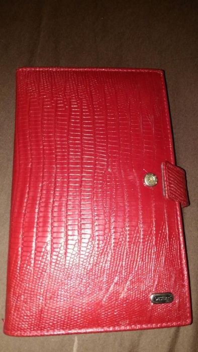 Визитница desisan натуральная кожа