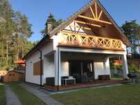 Willa Plażowa Mazury koło Giżycka dom całoroczny z Jacuzzi i Sauną