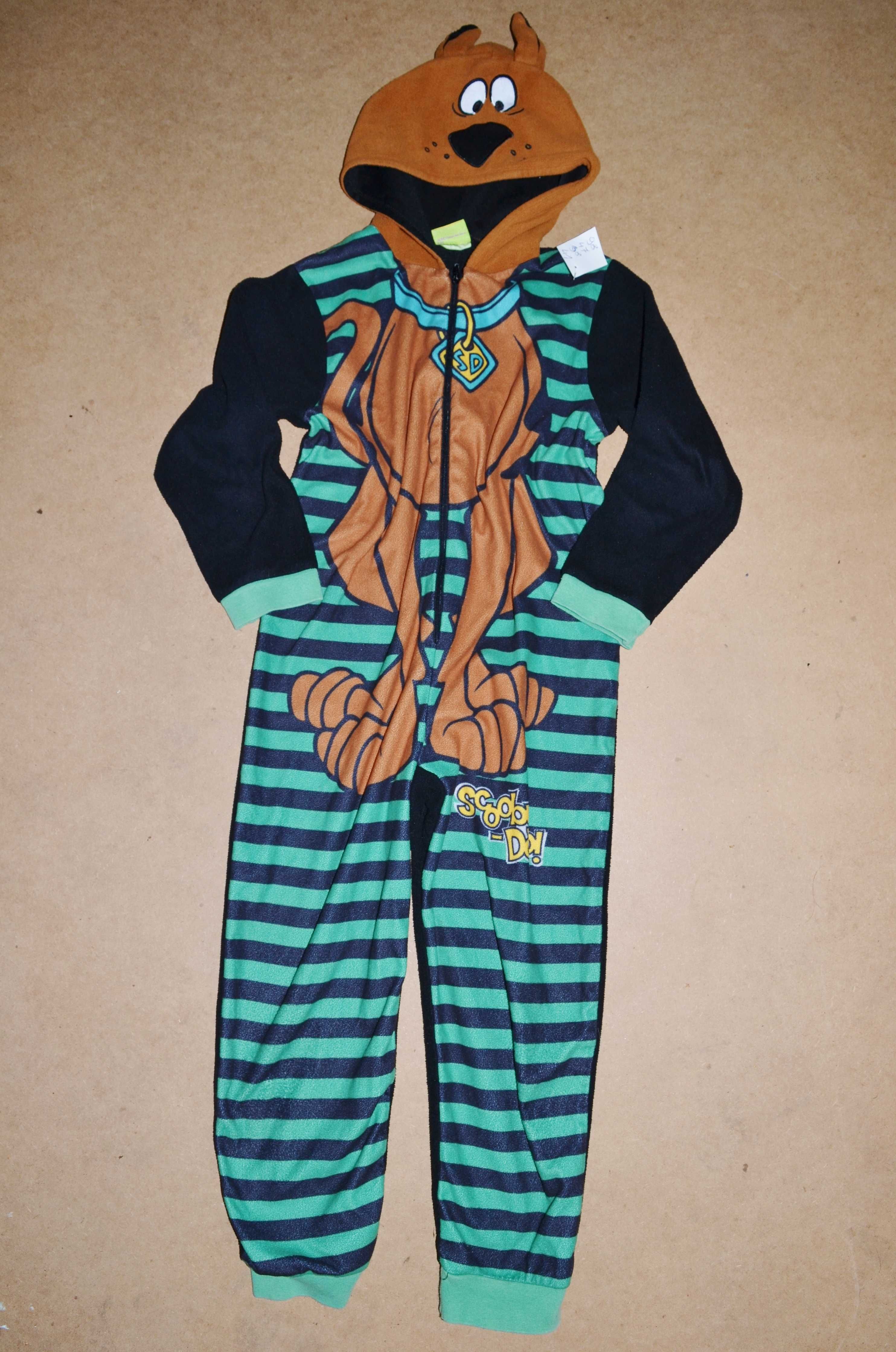 16^ Bhs Scooby Doo pluszowy strój przebranie piżama 4/5 Lat_104/110 cm