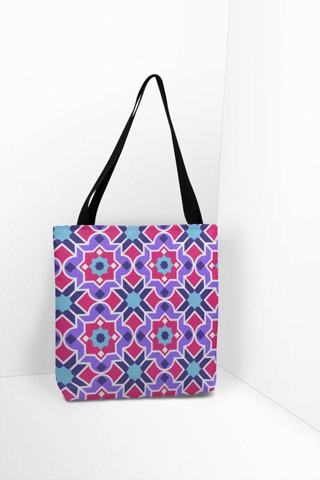 Tote Bagh Personalizada tema Árabe Tamanho 40 x 40 cm #1007