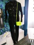 Kombinezon czarny neonowe obszycie nasty gal  38 M
