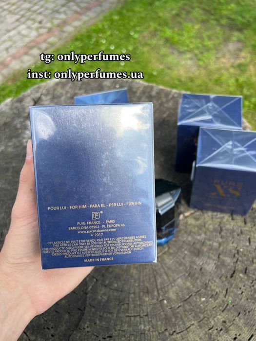 Духи чоловічі Paco Rabanne Pure XS. Пако Рабане Пур Иксес