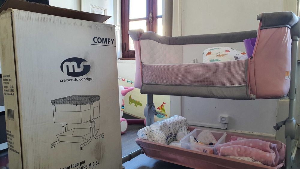 O mini berço como novo