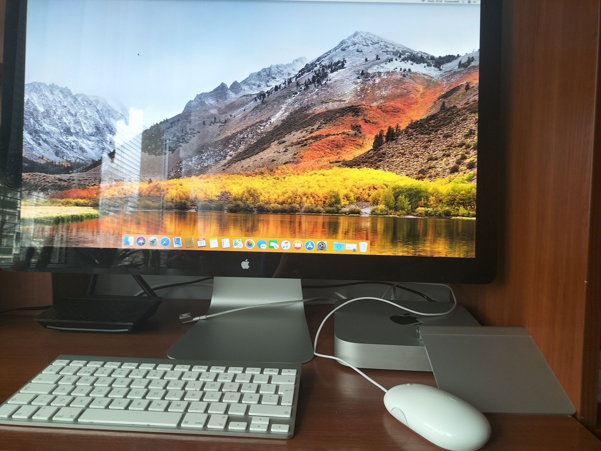 IMac mini zestaw +kable  myszka oraz klawiatura