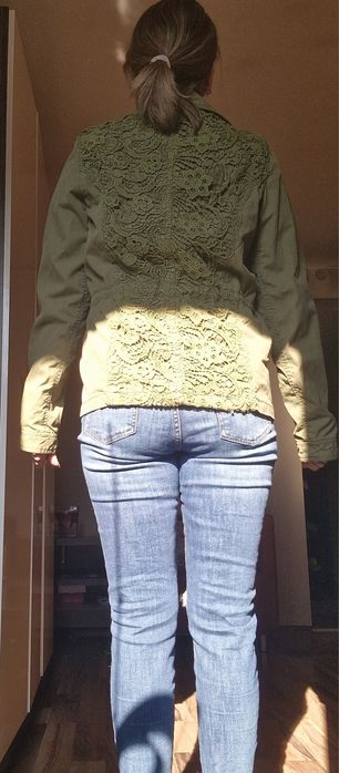 Piękna wiosenna kurtka parka orginalna