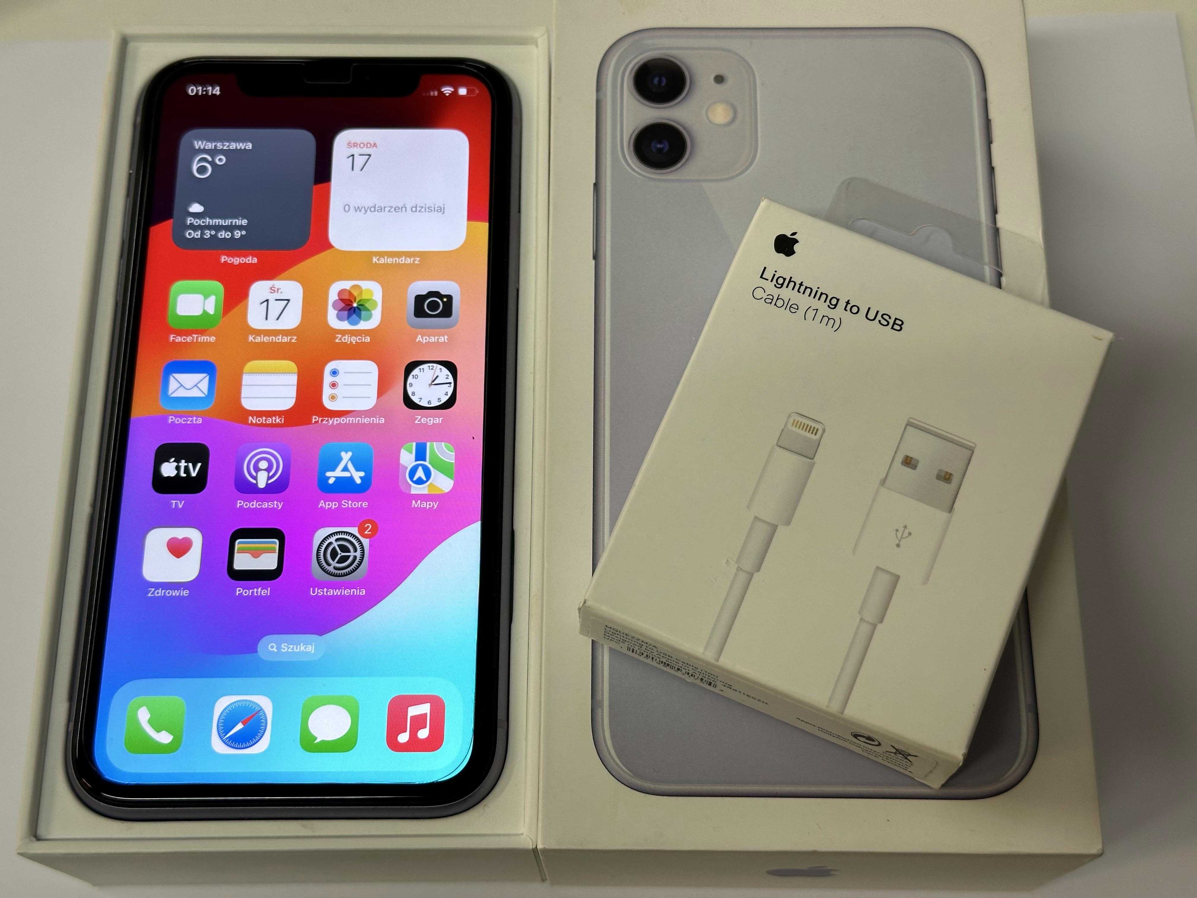 iPhone 11 64GB - GWARANCJA - NOWA BATERIA - #847