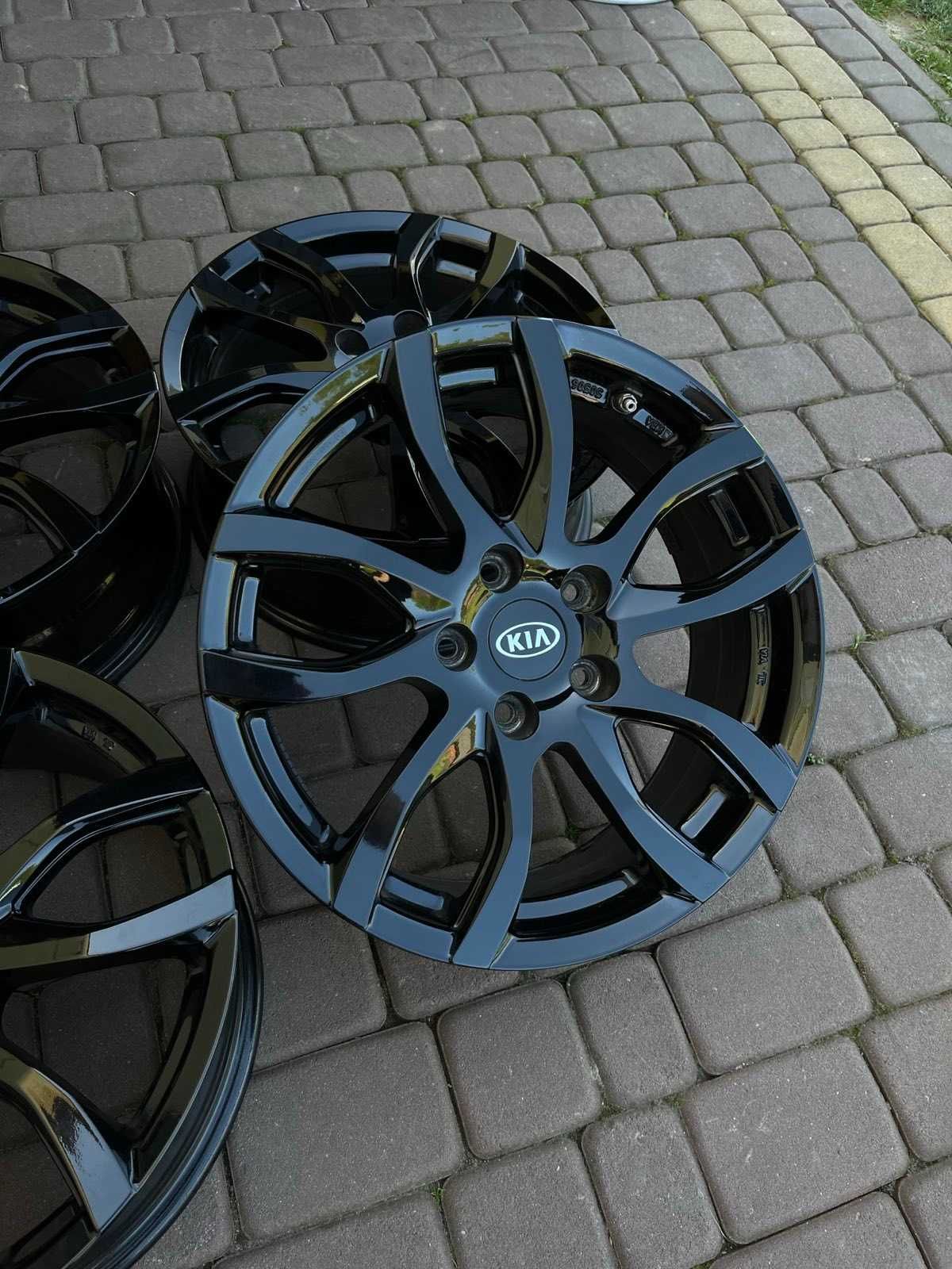 Alufelgi Kia 5x114,3 17 cali Czujniki Sportage Sorento Czarne