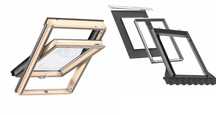 Okno dachowe VELUX GLL 1061B 78x118+kołnierz EDW 2000 +markiza za 1 zł