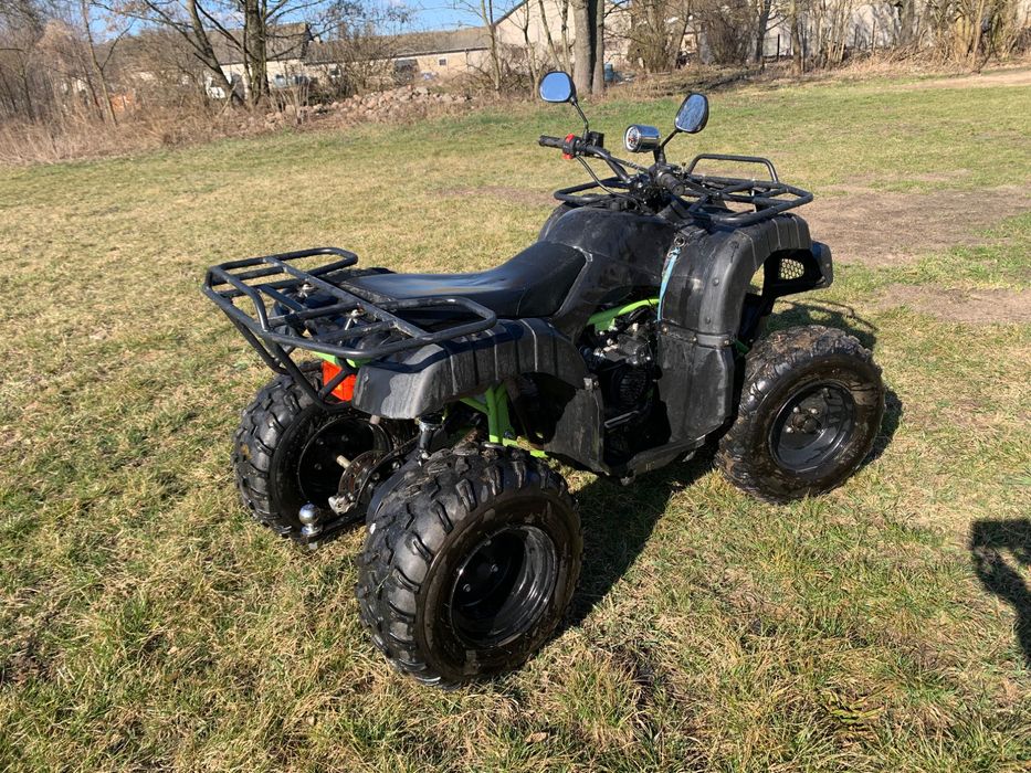 Quad 250, automat, hak, pług do śniegu