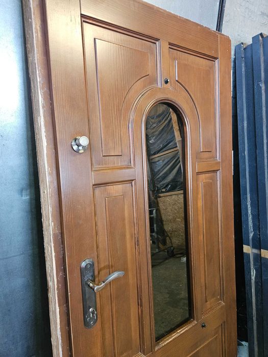 DRZWI Zewnętrzne Drewniane Sosnowe Krata Wejściowe 101x208cm