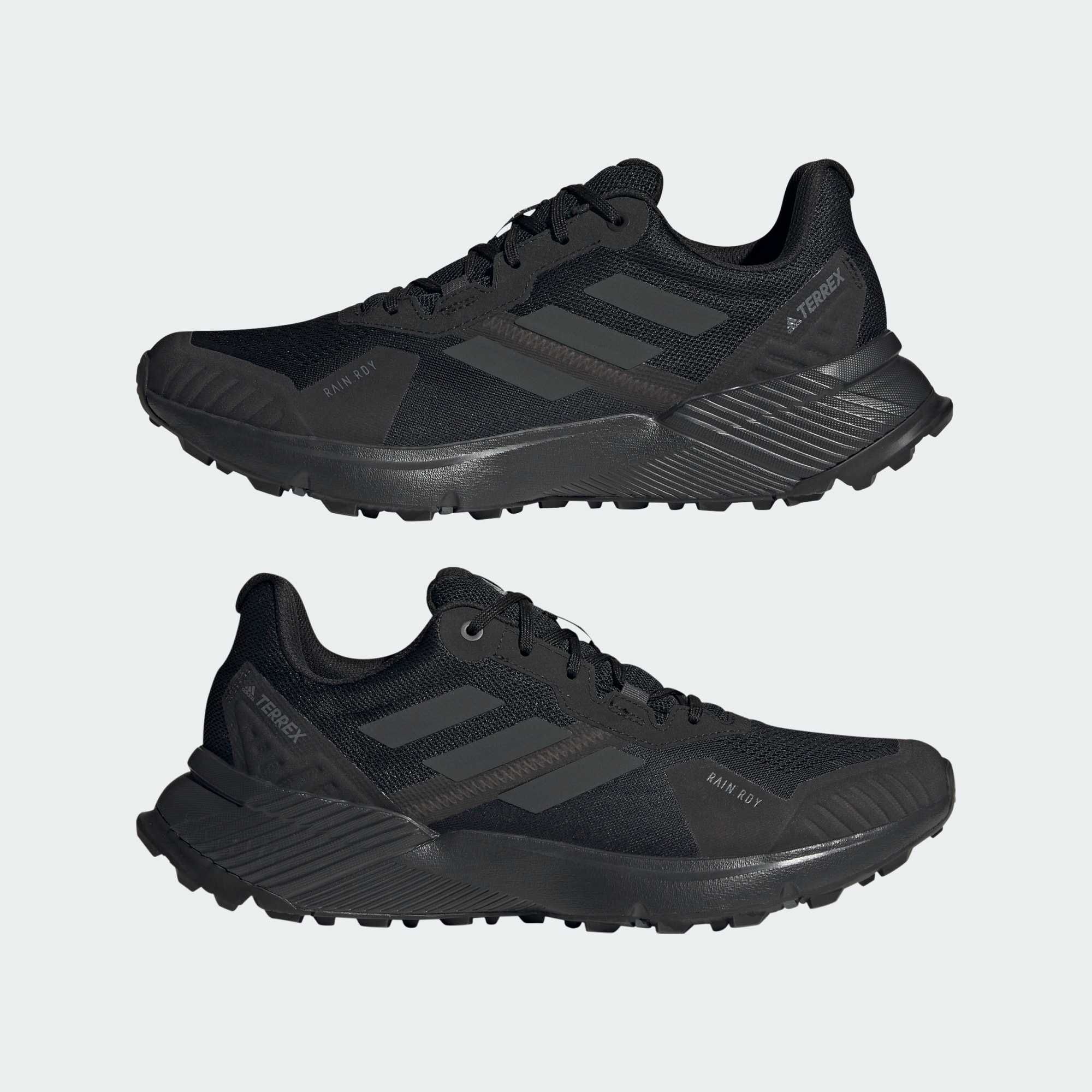 Adidas Terrex Soulstride RAIN.RDY Trail беговые кроссовки US10.5