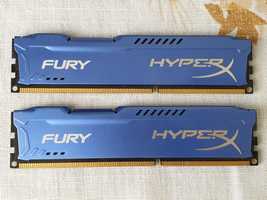 Оперативна пам'ять HyperX 8 GB (2x4GB) DDR3 1866 MHz FURY