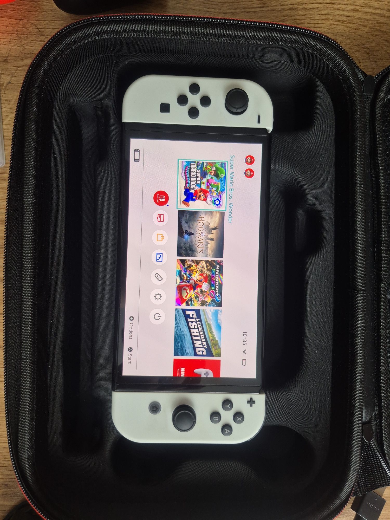 Nintendo switch OLED, 5 gier GwarancjaMEGA ZESTAW