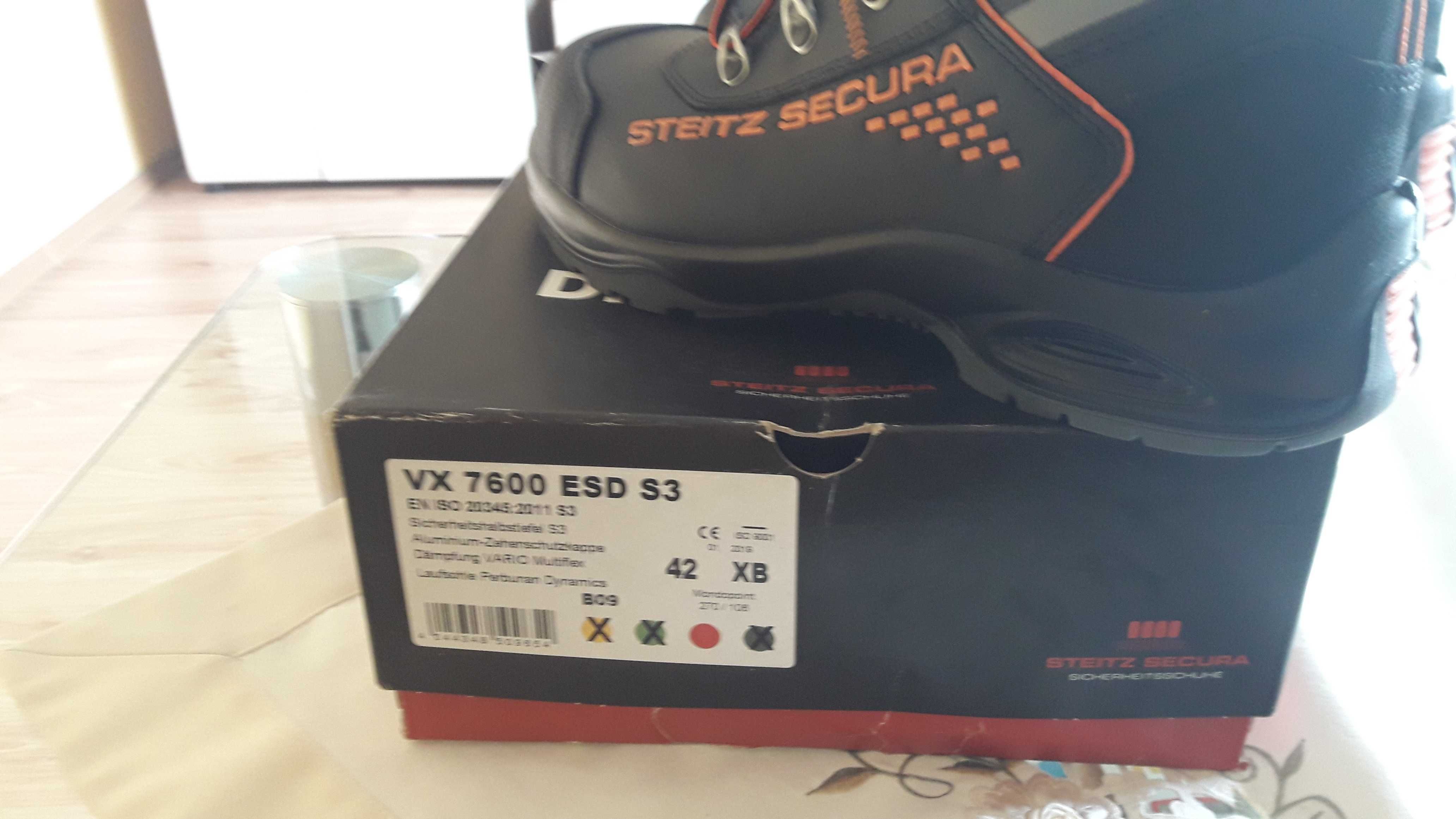 Buty robocze steitz secura rozm 42 nowe