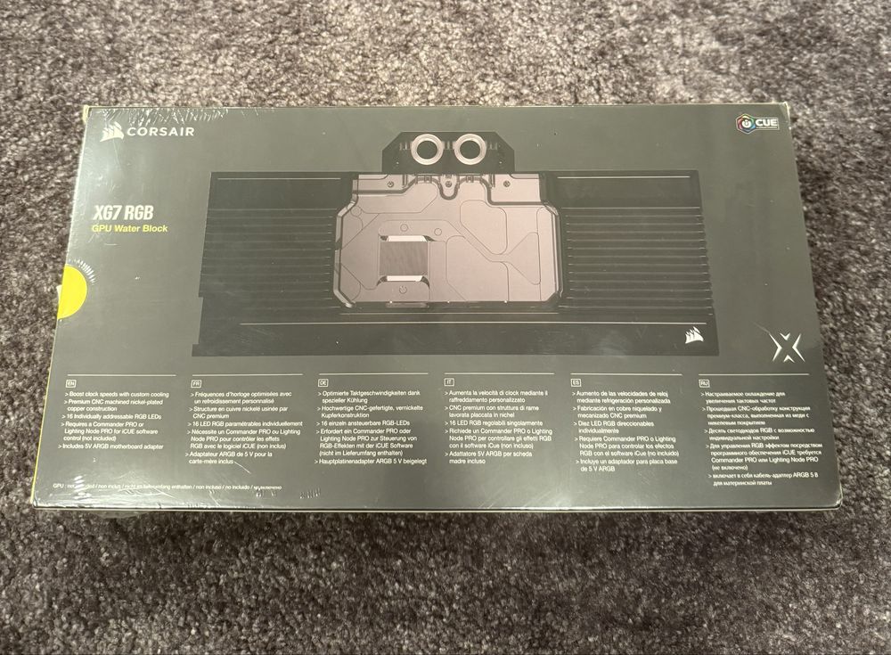 Corsair Hydro X Series XG7 RGB 4090 ASUS, graphics card water blok