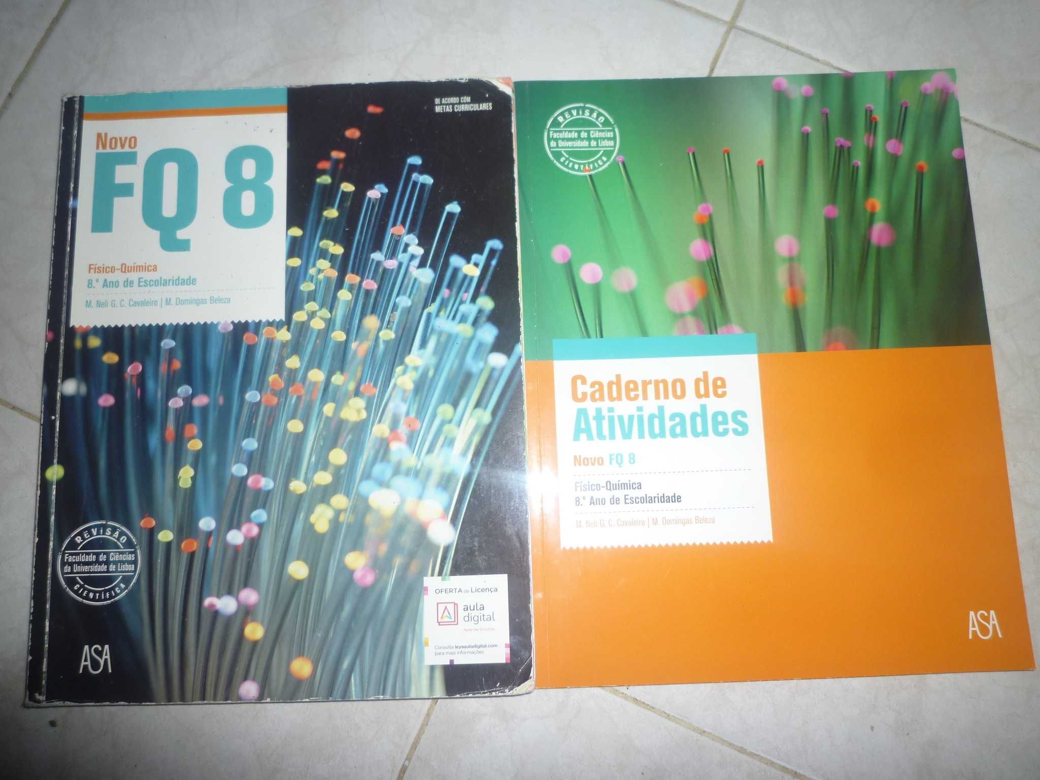 Novo F.Q. 8ºano Manual e Caderno de actividades Porto Editora