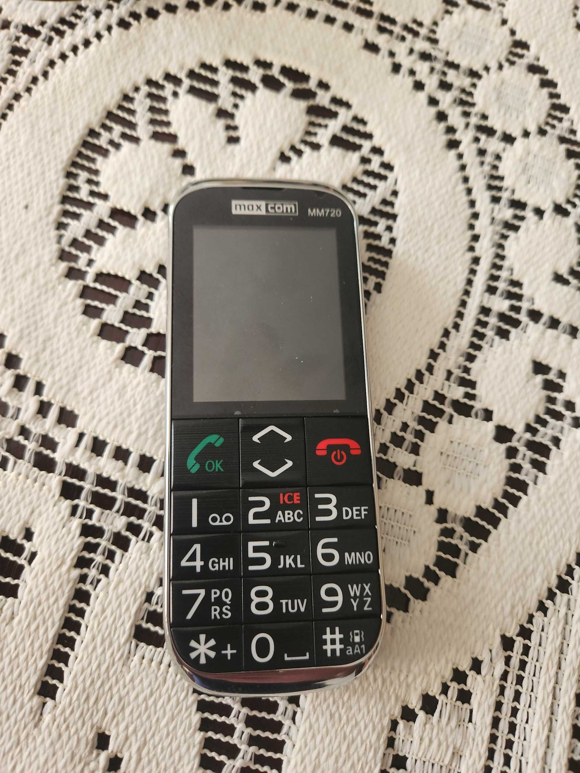 Telefon dla seniora MAXCON MM720 jak nowy