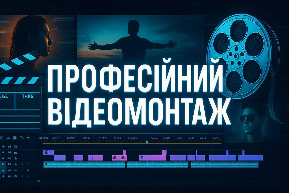 Видеомонтаж | Монтажер | Монтаж видео | Дизайн | Тик Ток | Рилс |