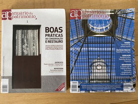 Revistas anuário do Patrimonio 2012 e 2018 C/Portes incluido